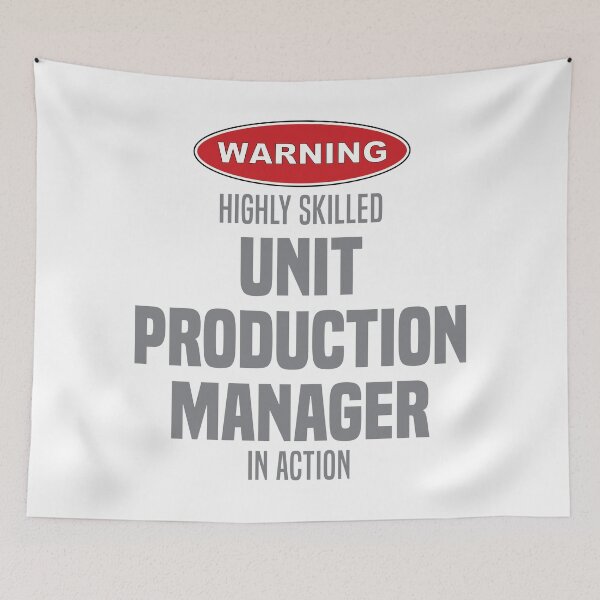 Item preview, Highly Skilled Unit Production Manager in Action designed and sold by NermilioDesigns.