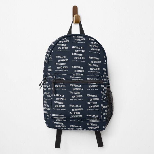 Item preview, Henry David Thoreau quote: Beware of all enterprises that require new clothes designed and sold by artbleed.