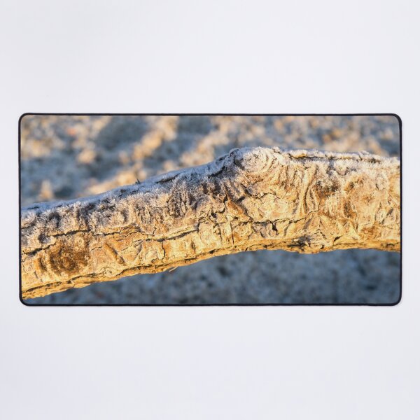Item preview, Cool Hoarfrost Crystals on a Scaly Driftwood Log designed and sold by Georgia Mizuleva.