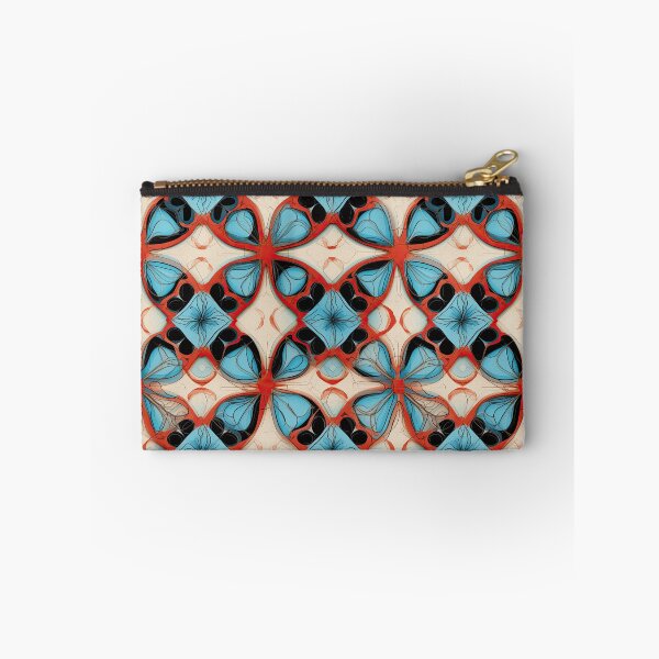 Item preview, Islamic Elegance: Red and Blue Textile Pattern designed and sold by artwaves.