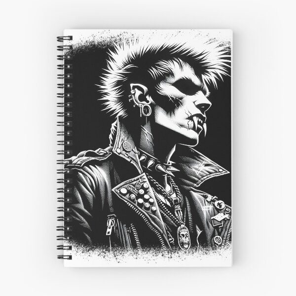 Item preview, Ink Drawing of a Punk Vampire designed and sold by Truck Stop One.