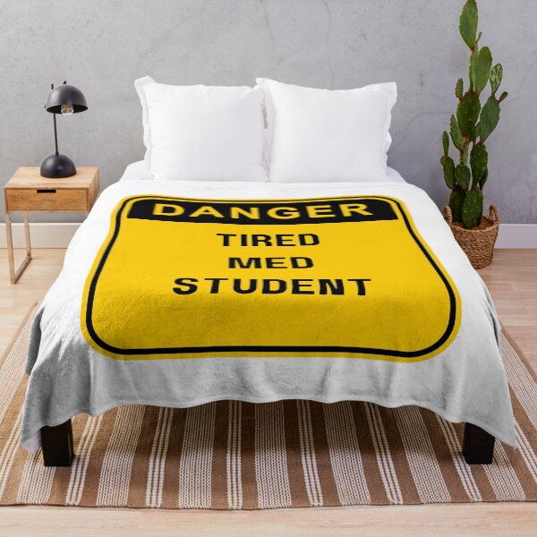Item preview, Danger Tired Med Student, gift for Med students designed and sold by ImaginePrinting.