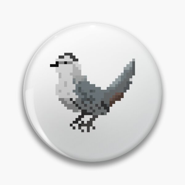 Item preview, 32 Bit Grey Catbird  designed and sold by filterfoxx.