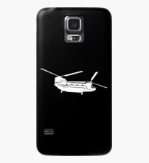 Large Detailed Boeing Chinook Helicopter White v1 Case/Skin for Samsung Galaxy