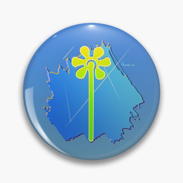 Item preview, Zany Nazca Geoglyph - The Flower  designed and sold by kernowerno.