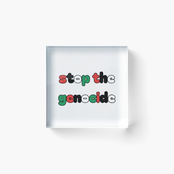 Item preview, Stop The Genocide. End The Genocide In Gaza Protest designed and sold by Rebel-Design.