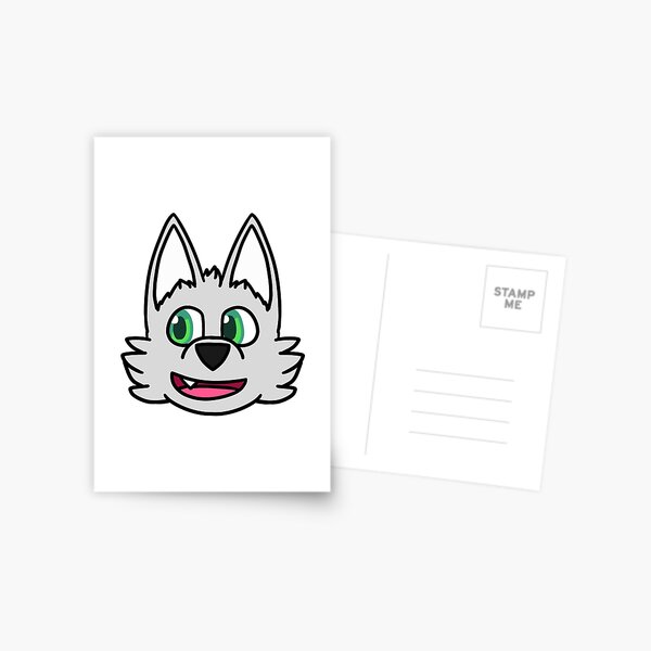 Auda Chibi Face Postcard