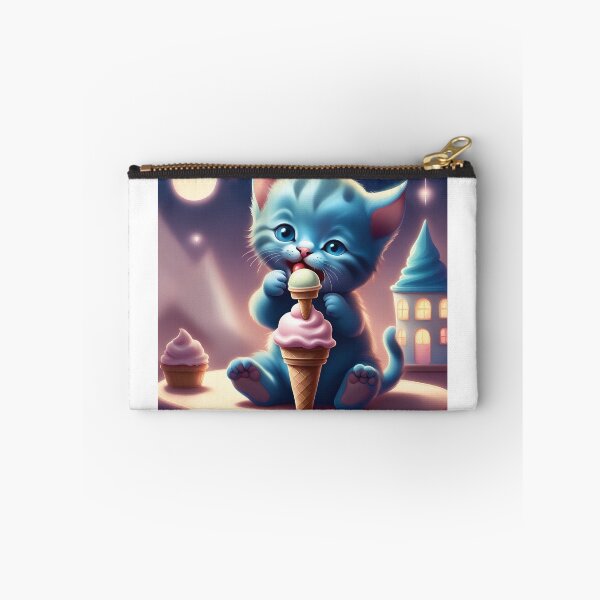 Item preview, Cat eating ice cream designed and sold by NaturaFotos.
