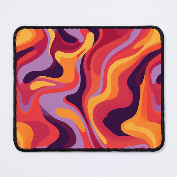 Item preview, A harmonious play of colors in violet, orange and burgundy designed and sold by malerliebe.