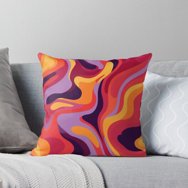 Vista previa del artículo con la obra «Un armonioso juego de colores en violeta, naranja y burdeos.», diseñado y vendido por malerliebe.