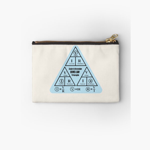 Item preview,  Ohms Law formula Triangle Stickers for Electrical engineering students Electricians and physics Students  designed and sold by Science Engineering Gifts.