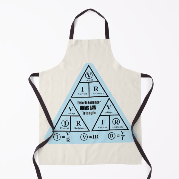Item preview,  Ohms Law formula Triangle Stickers for Electrical engineering students Electricians and physics Students  designed and sold by Science Engineering Gifts.