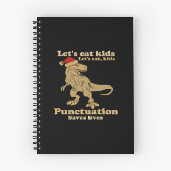 Item preview, Lets Eat Kids Punctuation Saves Lives #2 Christmas Funny  designed and sold by creativerooney.