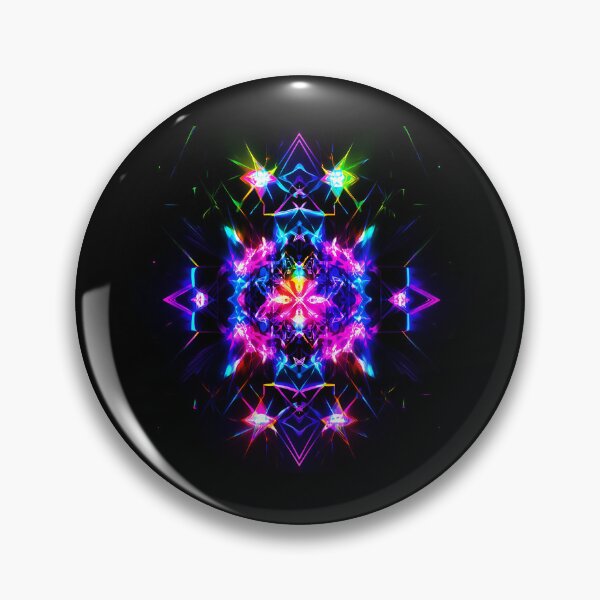 Item preview, 432 Hz Rainbow Crystal Symmetry Sticker and Shirt Design 03 by Zeesdesign on Redbubble designed and sold by ZEESDESIGN.