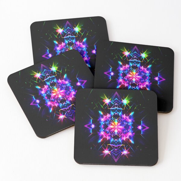 Item preview, 432 Hz Rainbow Crystal Symmetry Sticker and Shirt Design 03 by Zeesdesign on Redbubble designed and sold by ZEESDESIGN.