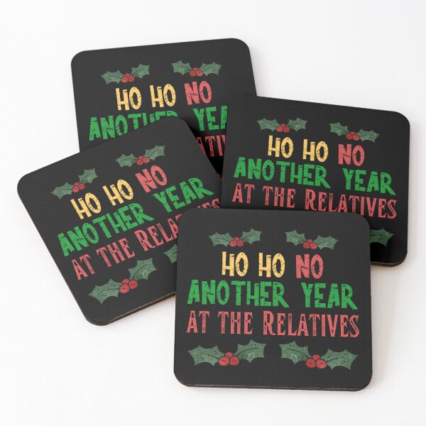 Item preview, Christmas with Relatives | Anti Christmas Funny Grumpy designed and sold by Mobius Spot Collective.