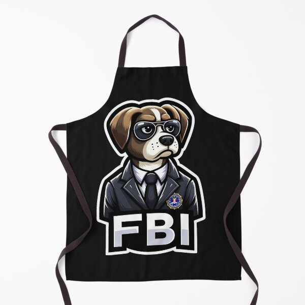 Item preview, FBI Agent Dog - Cartoon Detective designed and sold by fkdesignsshirts.