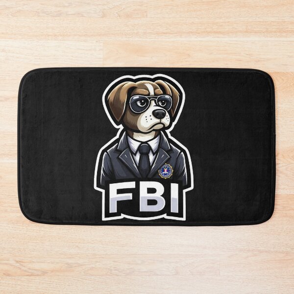 Item preview, FBI Agent Dog - Cartoon Detective designed and sold by fkdesignsshirts.