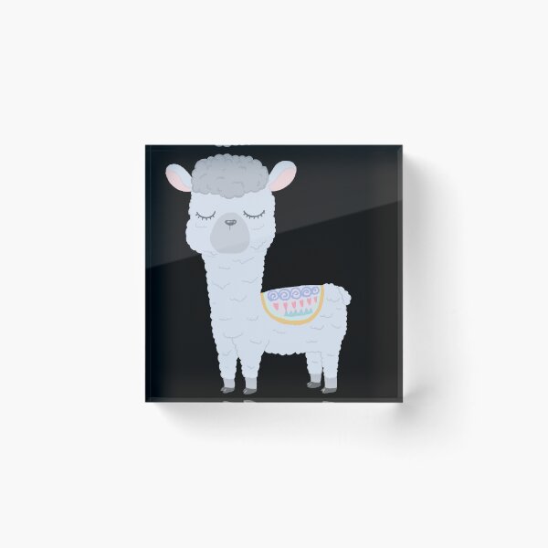 Item preview, Laidback Calm Llama Relaxed Animal Watercolor Art designed and sold by zenpatterns.