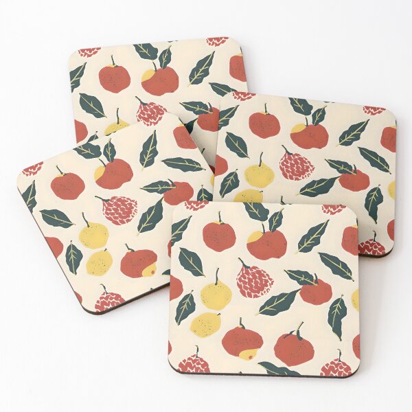 Item preview, Fruits pattern Bill Sienkiewicz Citrus Strawberry designed and sold by ChataMaroon.