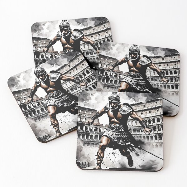 Item preview, Digital Battle: Discover the Intensity of Roman Gladiators in Masterpieces of Contemporary Art designed and sold by Artedig.