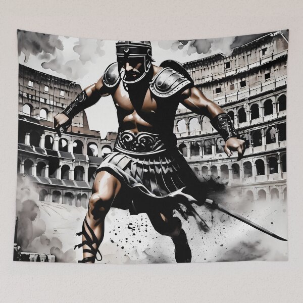 Item preview, Digital Battle: Discover the Intensity of Roman Gladiators in Masterpieces of Contemporary Art designed and sold by Artedig.