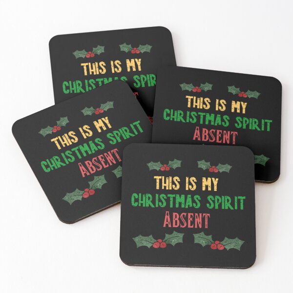 Item preview, Christmas Spirit | Anti Christmas Funny Grumpy designed and sold by Mobius Spot Collective.