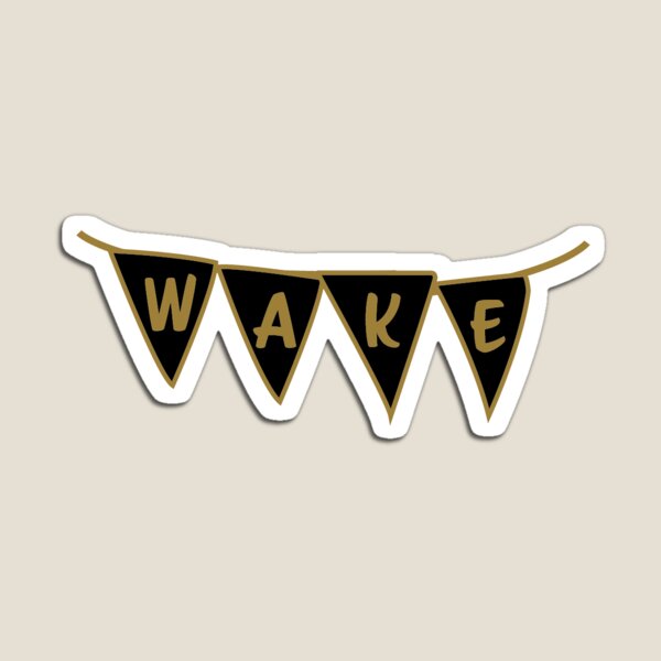 Item preview, wake banner designed and sold by nwalsh3.