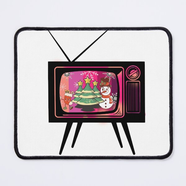Item preview, Retro TV Santa Claus Saint Nicholas Vintage Television Old Fashion TV designed and sold by Whitetailcrafts.