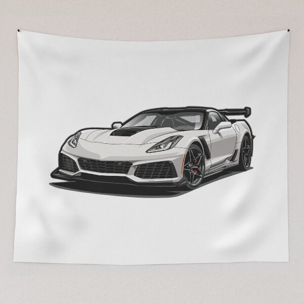 Item preview, C7 Corvette ZR1 (Artic White) designed and sold by JioojiProject.