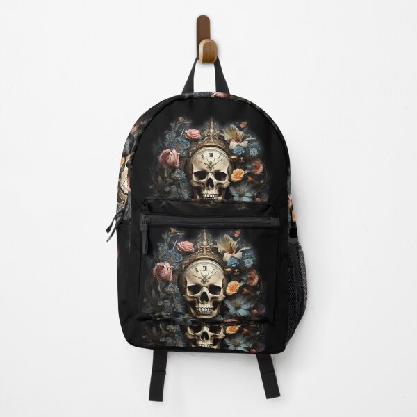 Item preview, Blue vibe vintage skull with roses - romantic style designed and sold by DarkDesign69.