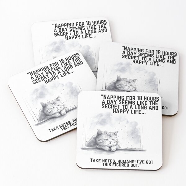 Item preview, Cat Contemplations - funny insights about life as cat designed and sold by artlife709.