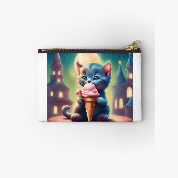 Item preview, Cat eating ice cream designed and sold by NaturaFotos.
