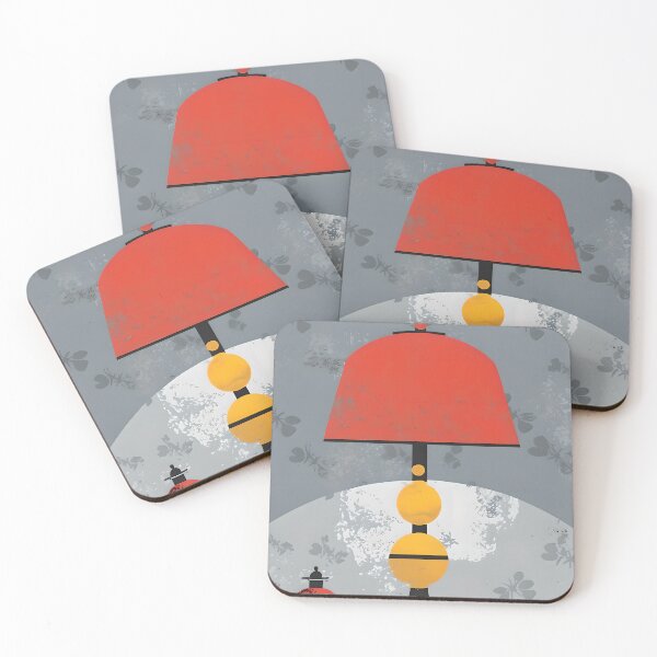 Item preview, Lamp and decoration Bill Sienkiewicz flat graphic design designed and sold by ChataMaroon.
