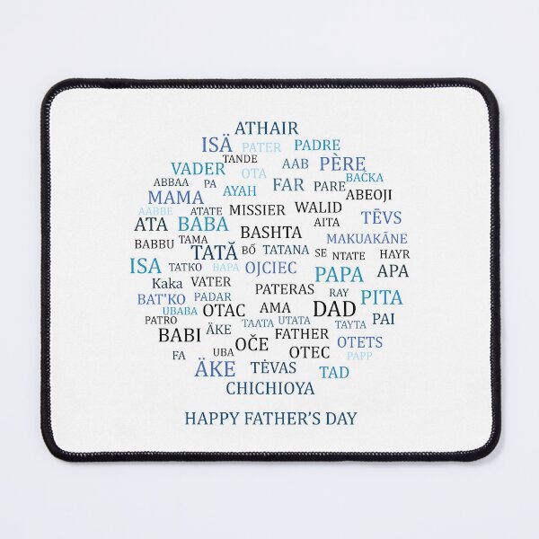 Item preview, Father In World Languages, Happy Father's Day designed and sold by FilizDesigner.