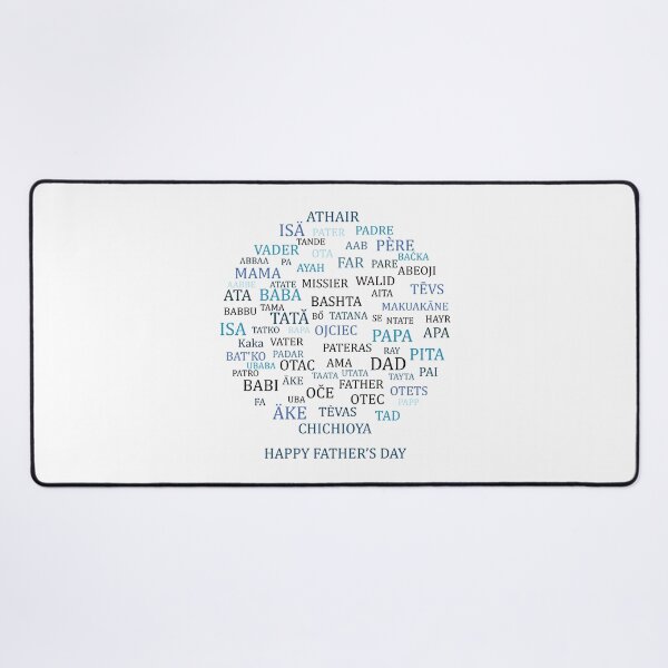 Item preview, Father In World Languages, Happy Father's Day designed and sold by FilizDesigner.