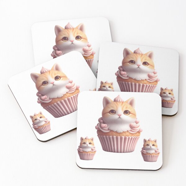 Item preview, Whisker Delight: The Sweetest Cupcake Kitty! CupCat, Cupcake Cat  designed and sold by innovationTR.