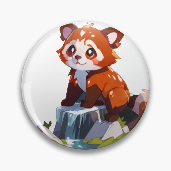 Item preview, red panda sitting by the lake designed and sold by Karaz's Animal Kingdom.