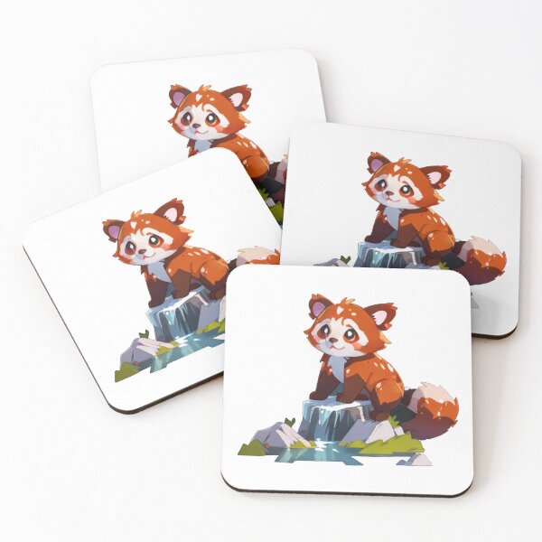 Item preview, red panda sitting by the lake designed and sold by Karaz's Animal Kingdom.