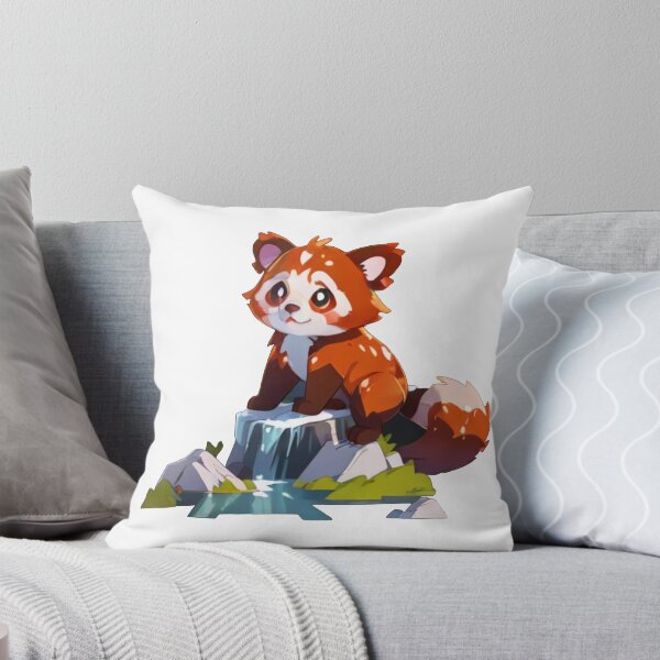 Item preview, red panda sitting by the lake designed and sold by Karaz's Animal Kingdom.