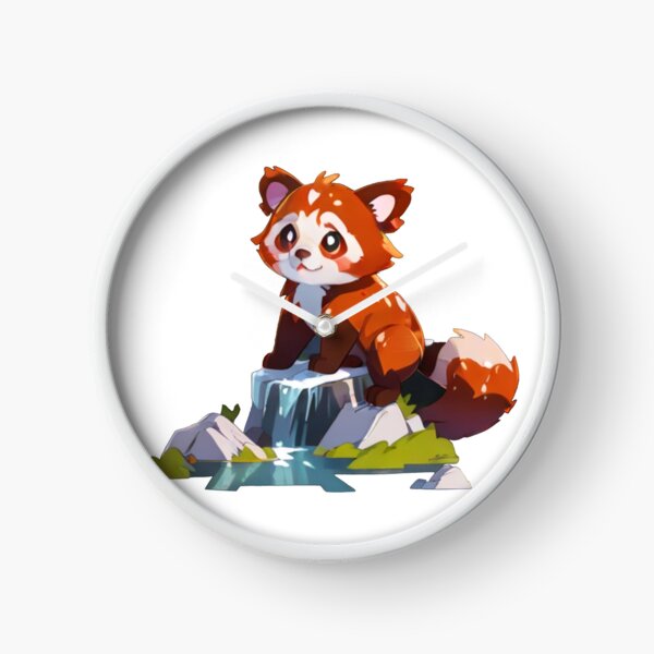 Item preview, red panda sitting by the lake designed and sold by Karaz's Animal Kingdom.