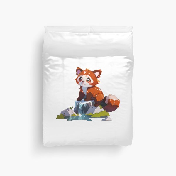 Item preview, red panda sitting by the lake designed and sold by Karaz's Animal Kingdom.