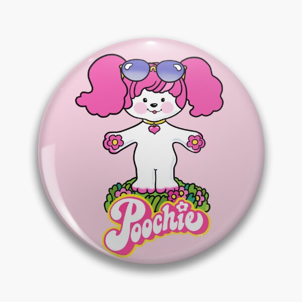 Item preview, Poochie Standing - Retro 80s Pink Dog designed and sold by FunnehGacha.