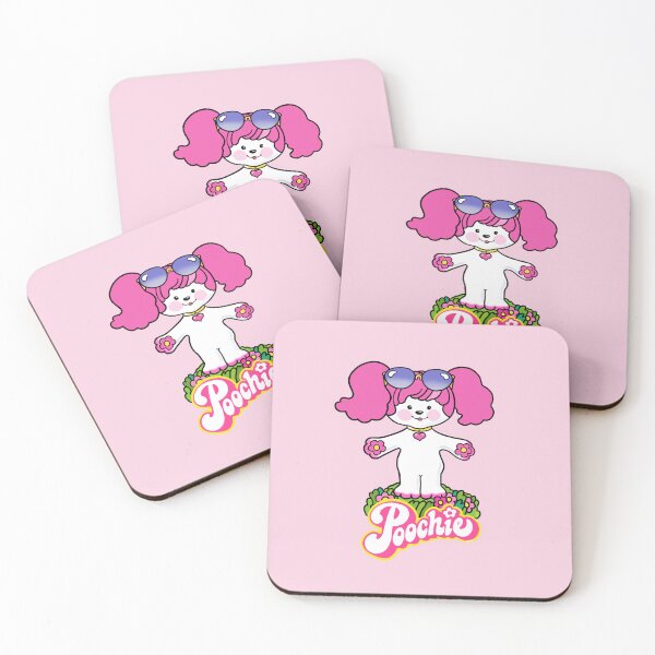 Item preview, Poochie Standing - Retro 80s Pink Dog designed and sold by FunnehGacha.