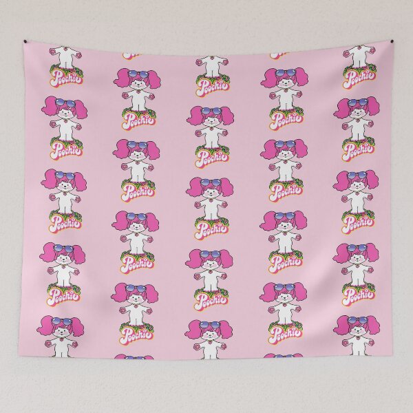 Item preview, Poochie Standing - Retro 80s Pink Dog designed and sold by FunnehGacha.