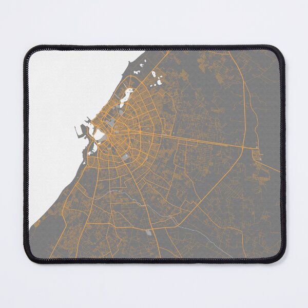 Item preview, Benghazi City Map of Cyrenaica, Libya - Bauhaus designed and sold by deMAP.