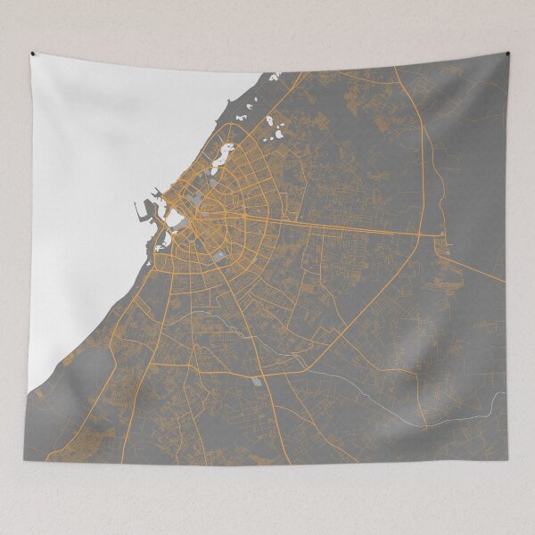 Item preview, Benghazi City Map of Cyrenaica, Libya - Bauhaus designed and sold by deMAP.
