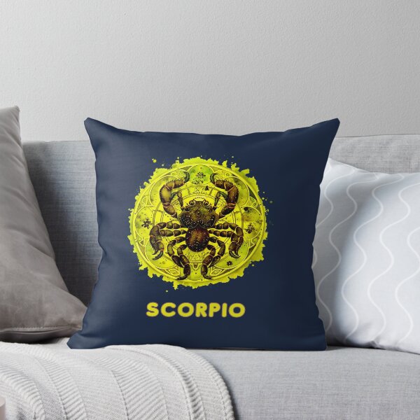 Item preview, Scorpio Zodiac- Horescope/SunSign Theme on  navy blue back ground designed and sold by CosmicNook1.