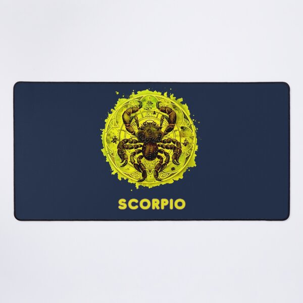 Item preview, Scorpio Zodiac- Horescope/SunSign Theme on  navy blue back ground designed and sold by CosmicNook1.