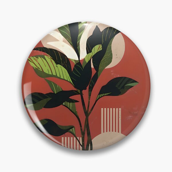 Item preview, Plant and decoration Bill Sienkiewicz flat graphic design designed and sold by ChataMaroon.